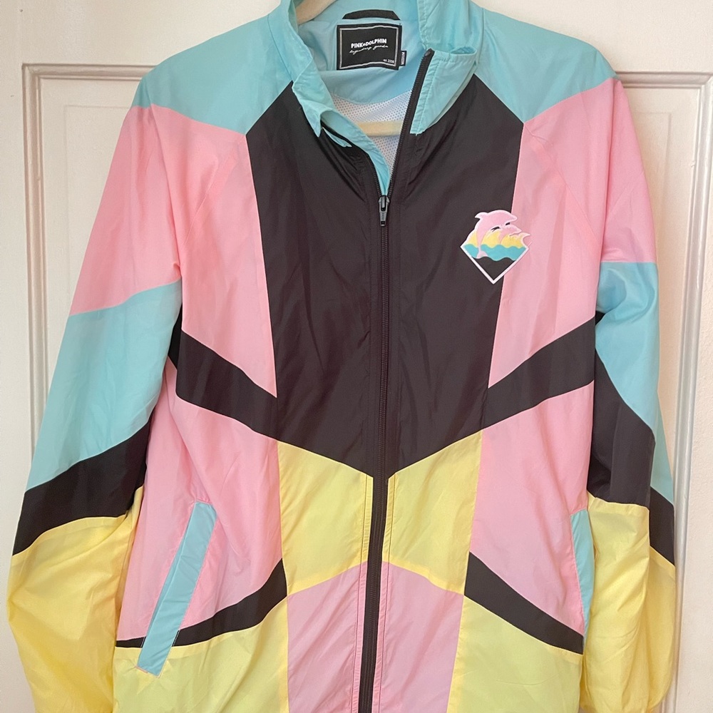 Pink Dolphin Mens Medium OG windbreaker